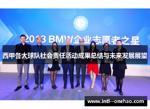 西甲各大球队社会责任活动成果总结与未来发展展望